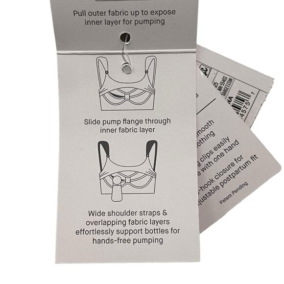 Auden Nursing Bra Womens Size Medium Tan Nursing and Pumping Bra Wireless 281R3 - Picture 15 of 15